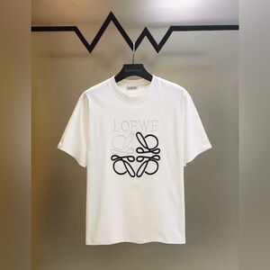LOEWE Anagram Embroidered White T-Shirt